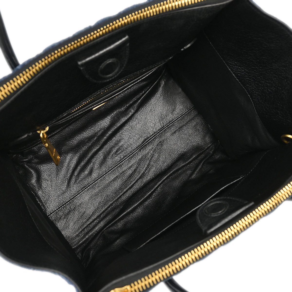 Miu Miu Blue Denim Biker 2way Shoulder Handbag