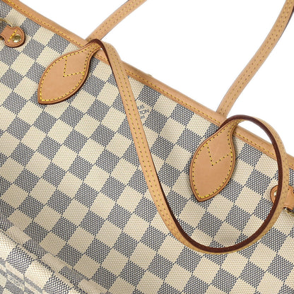 Louis Vuitton 2010 Damier Azur Neverfull PM Tote Handbag N51110