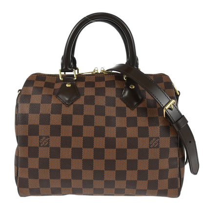 Louis Vuitton 2015 Damier Speedy Bandouliere 25 2way Shoulder Handbag N41181
