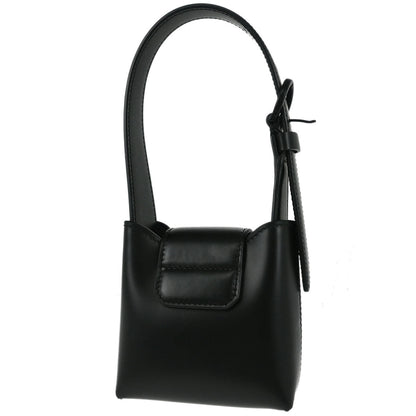 Salvatore Ferragamo Black Leather Gancini Handbag