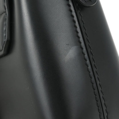 Salvatore Ferragamo Black Leather Gancini Handbag