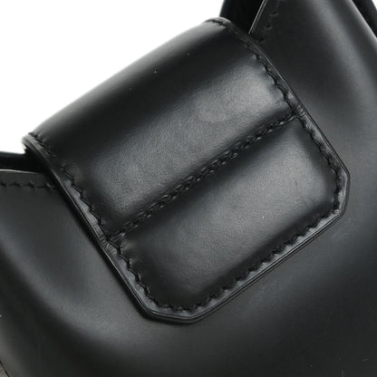 Salvatore Ferragamo Black Leather Gancini Handbag