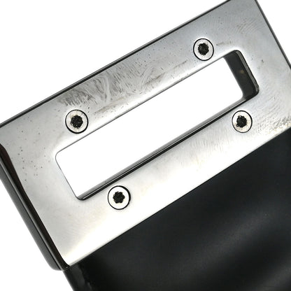 Salvatore Ferragamo Black Leather Gancini Handbag