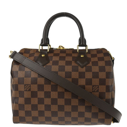 Louis Vuitton 2019 Damier Speedy Bandouliere 25 2way Shoulder Handbag N41181