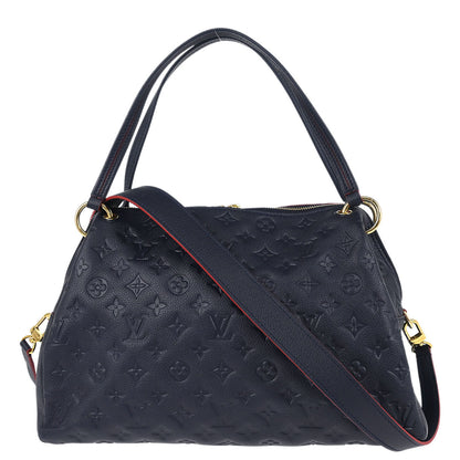 Louis Vuitton 2017 Navy Empreinte Ponthieu PM 2way Shoulder Handbag M43721