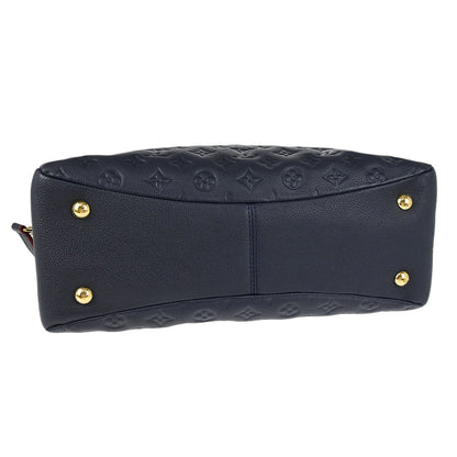 Louis Vuitton 2017 Navy Empreinte Ponthieu PM 2way Shoulder Handbag M43721
