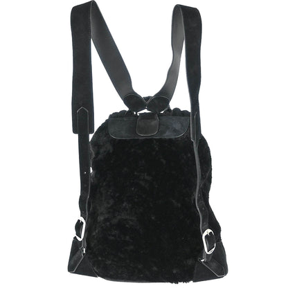 Balenciaga Black Suede Traveler Backpack