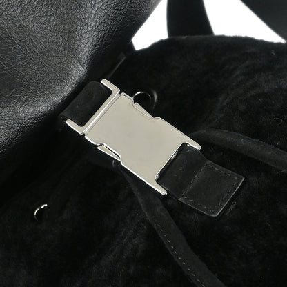 Balenciaga Black Suede Traveler Backpack