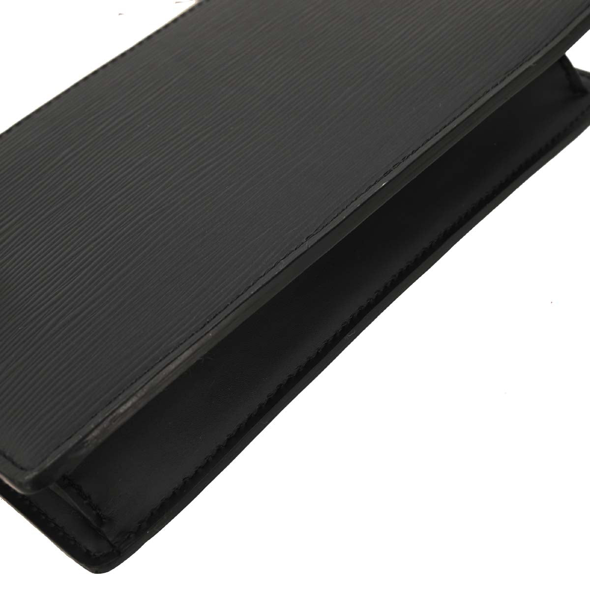 Louis Vuitton 2017 Black Epi Pochette Thames Clutch Bag M42742