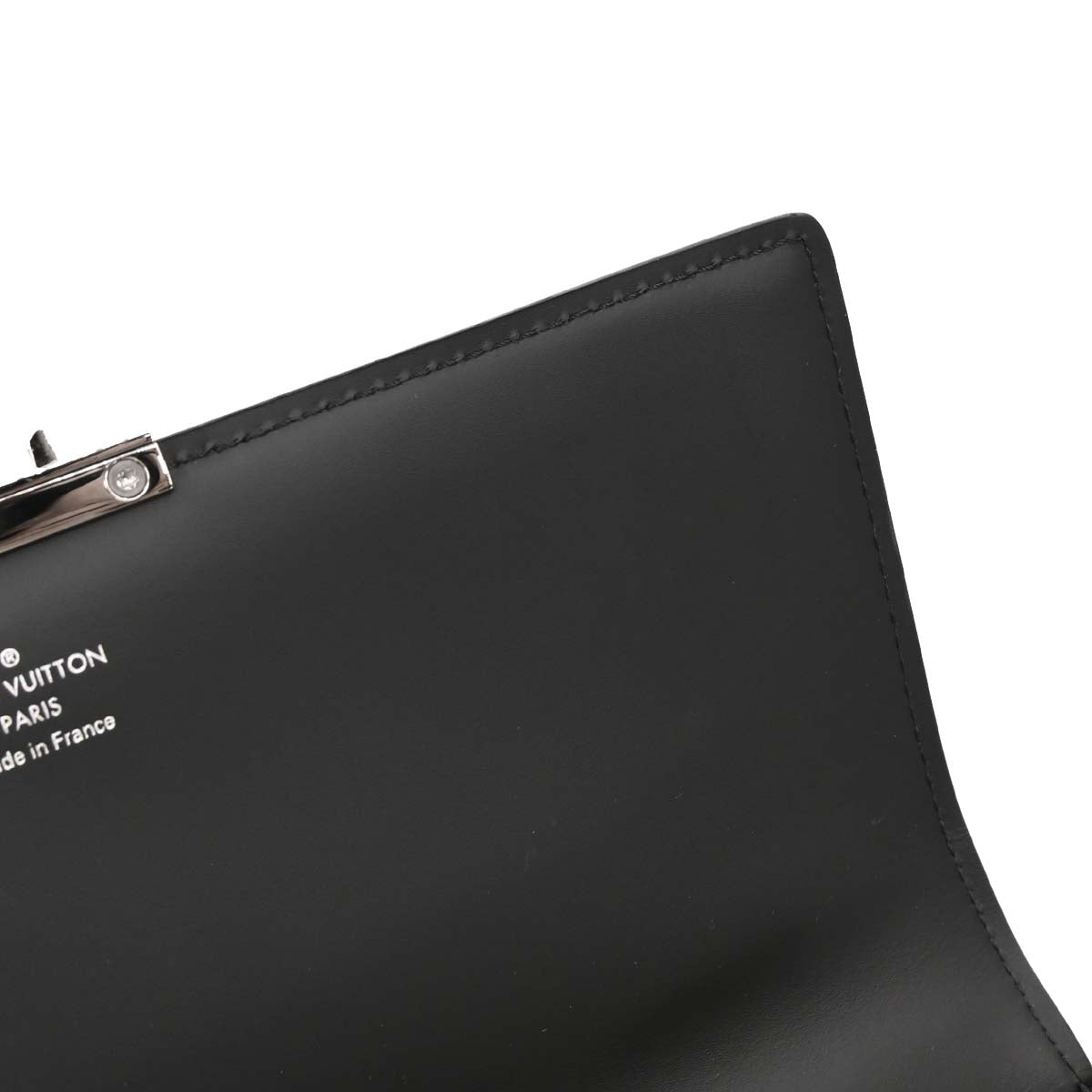 Louis Vuitton 2017 Black Epi Pochette Thames Clutch Bag M42742
