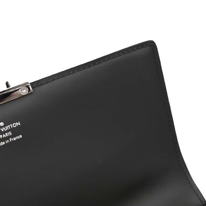 Louis Vuitton 2017 Black Epi Pochette Thames Clutch Bag M42742