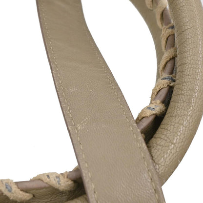 Balenciaga Beige Leather The Town 2way Shoulder Handbag