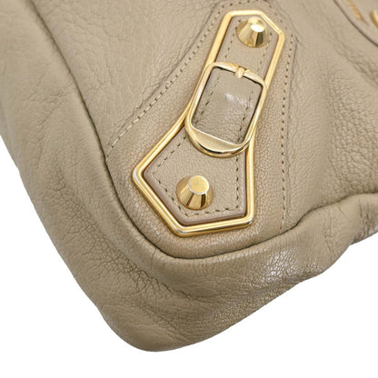 Balenciaga Beige Leather The Town 2way Shoulder Handbag