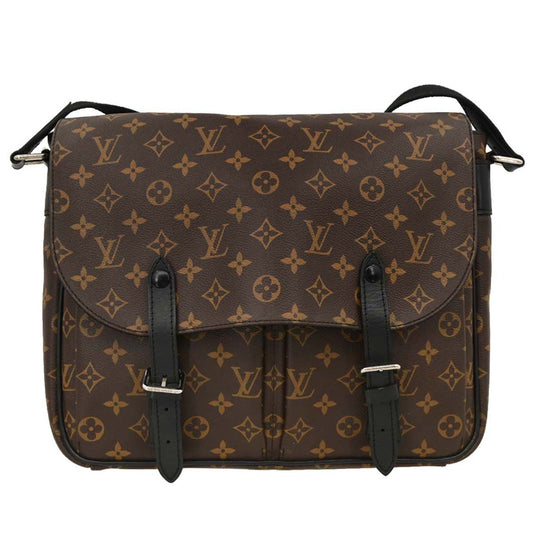 Louis Vuitton 2015 Monogram Macassar Christopher Shoulder Bag M41643