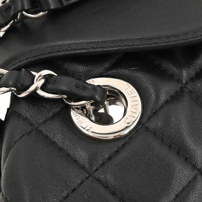 Chanel 2014-2015 Black Lambskin Tote Handbag
