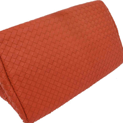 Bottega Veneta Vermilion Red Leather Intrecciato Tote Handbag