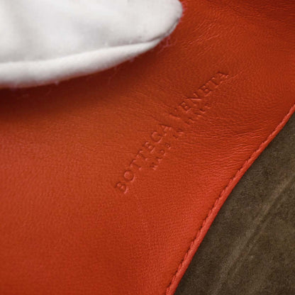 Bottega Veneta Vermilion Red Leather Intrecciato Tote Handbag