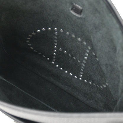 Hermes 2017 Black Taurillon Clemence Evelyne 3 29 PM Shoulder Bag