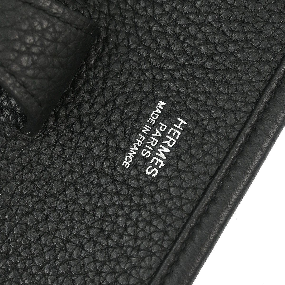 Hermes 2017 Black Taurillon Clemence Evelyne 3 29 PM Shoulder Bag