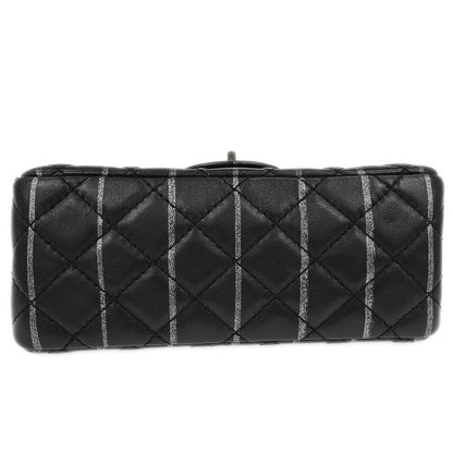 Chanel 2019 Black Calfskin Mademoiselle Lock Shoulder Bag