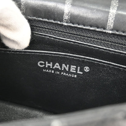 Chanel 2019 Black Calfskin Mademoiselle Lock Shoulder Bag