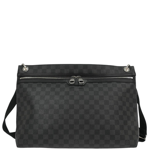 Louis Vuitton 2016 Damier Graphite Hunter Shoulder Bag N41656