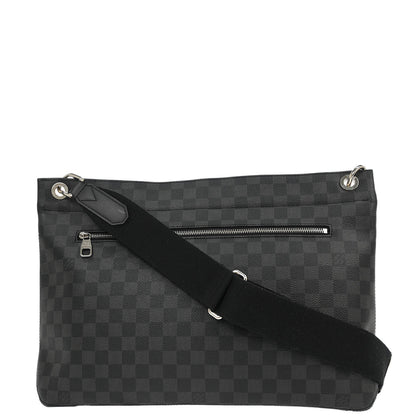 Louis Vuitton 2016 Damier Graphite Hunter Shoulder Bag N41656