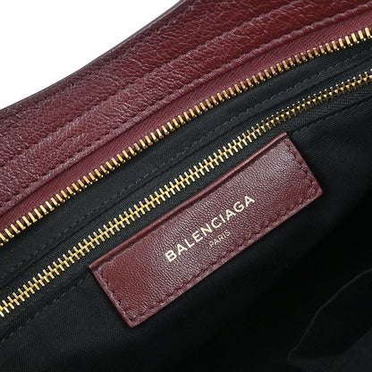Balenciaga Bordeaux Medium The City 2way Shoulder Handbag