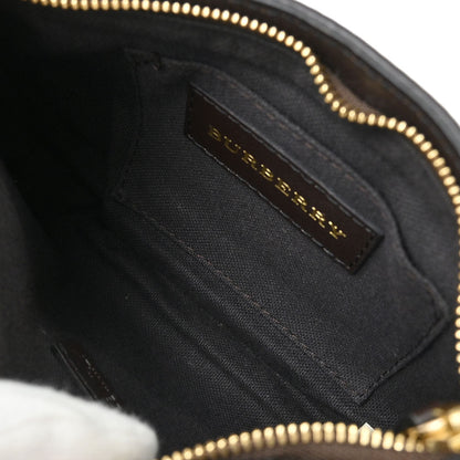 Burberry Beige PVC House Check Handbag