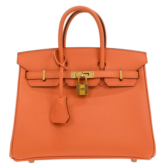 Hermes 2012 Mango Epsom Birkin 25 Handbag