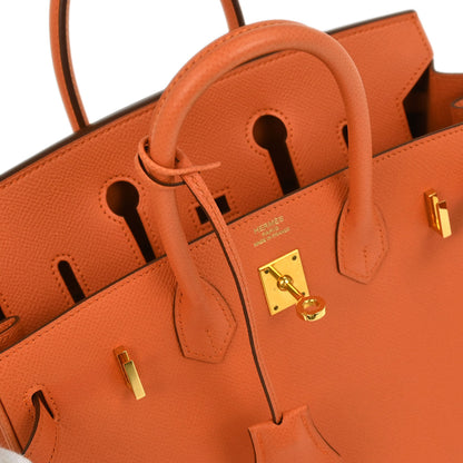 Hermes 2012 Mango Epsom Birkin 25 Handbag