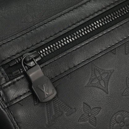Louis Vuitton 2019 Black Monogram Shadow Sprinter Messenger bag M44729