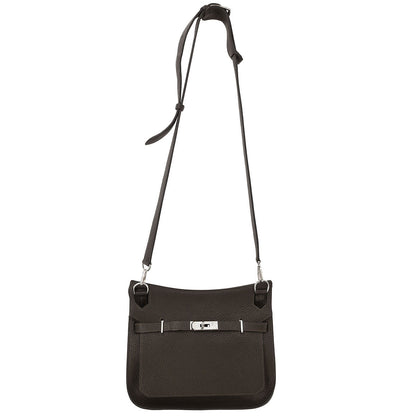 Hermes 2010 Ebene Taurillon Clemence Jypsiere 28 Shoulder Bag