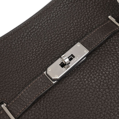 Hermes 2010 Ebene Taurillon Clemence Jypsiere 28 Shoulder Bag