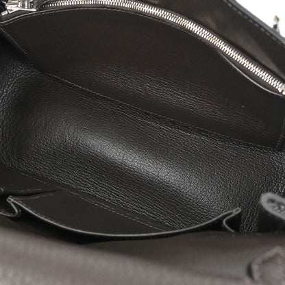 Hermes 2010 Ebene Taurillon Clemence Jypsiere 28 Shoulder Bag