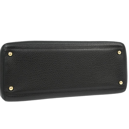 Chanel Black Deerskin Executive Cerf Tote Handbag