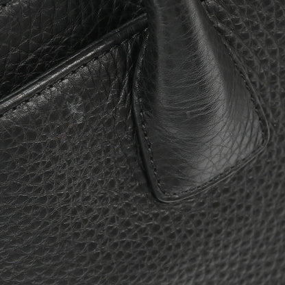Chanel Black Deerskin Executive Cerf Tote Handbag