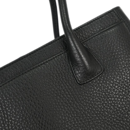 Chanel Black Deerskin Executive Cerf Tote Handbag