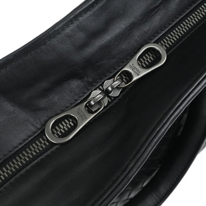 Bottega Veneta Black Intrecciato Business Handbag