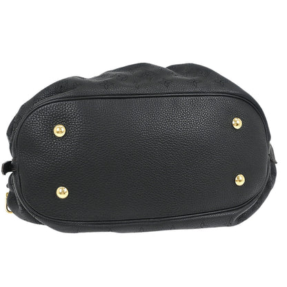 Louis Vuitton 2011 Black Mahina L Hobo Handbag M95765