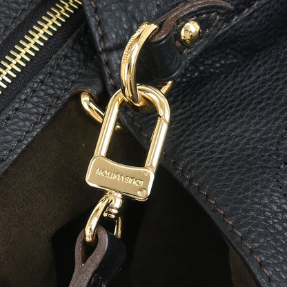 Louis Vuitton 2011 Black Mahina L Hobo Handbag M95765