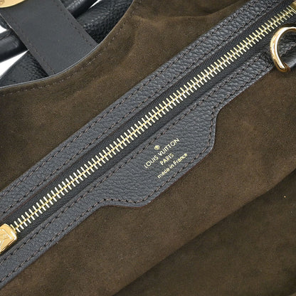 Louis Vuitton 2011 Black Mahina L Hobo Handbag M95765