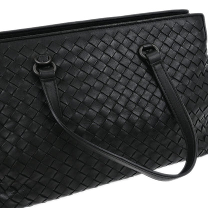 Bottega Veneta Black Intrecciato 2way Shoulder Handbag