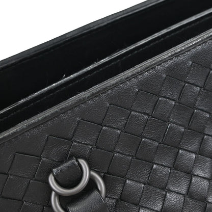 Bottega Veneta Black Intrecciato 2way Shoulder Handbag