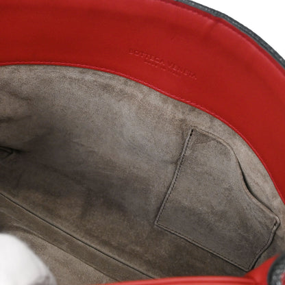 Bottega Veneta Red Intrecciato Handbag