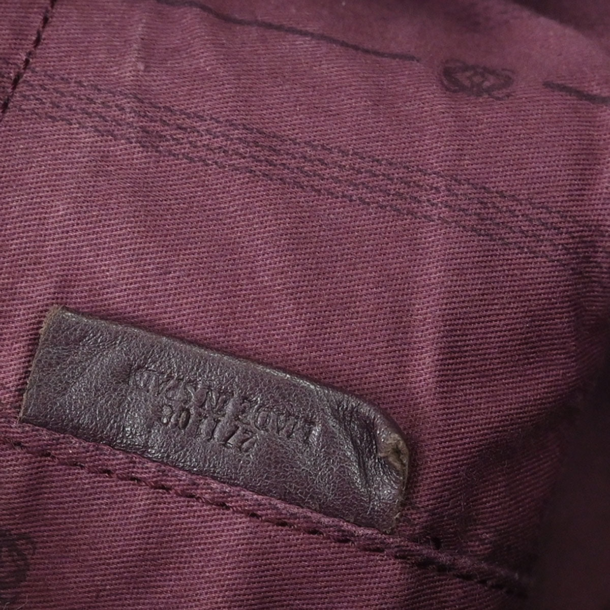 Loewe * 2011 Black Leather Ostrich May 36 2way Shoulder Handbag