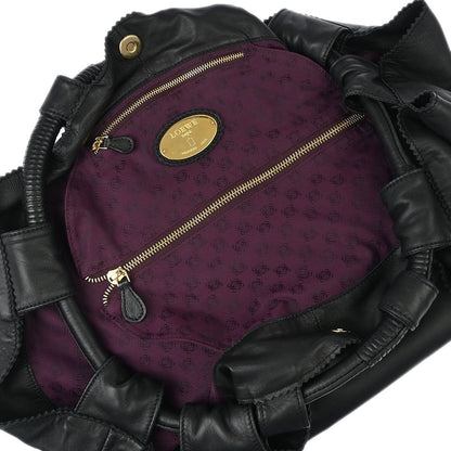 Loewe Black Lambskin Nappa Aire Tote Bag