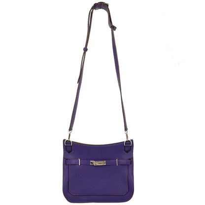 Hermes 2010 Iris Taurillon Clemence Jypsiere 28 Shoulder Bag