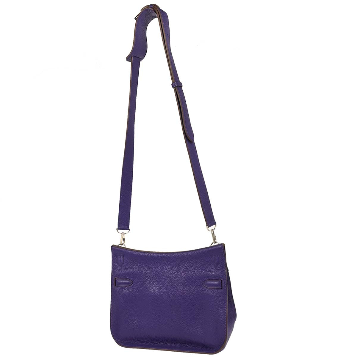 Hermes 2010 Iris Taurillon Clemence Jypsiere 28 Shoulder Bag