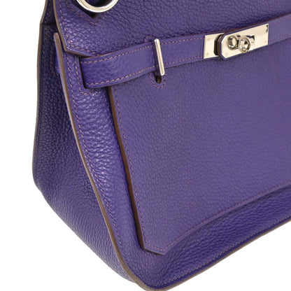 Hermes 2010 Iris Taurillon Clemence Jypsiere 28 Shoulder Bag